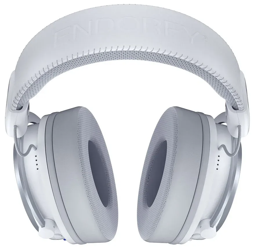 Endorfy headset VIRO Wireless Onyx White bezdrátový / dlouhá výdrž / 2,4GHz / BT / zvuk 7.1 / bílý
