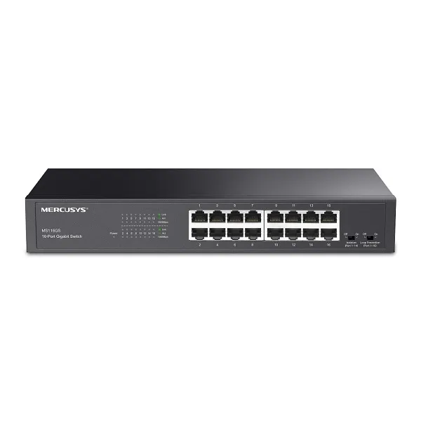 Mercusys MS116GS - 16portový gigabitový stolní/stojanový switch