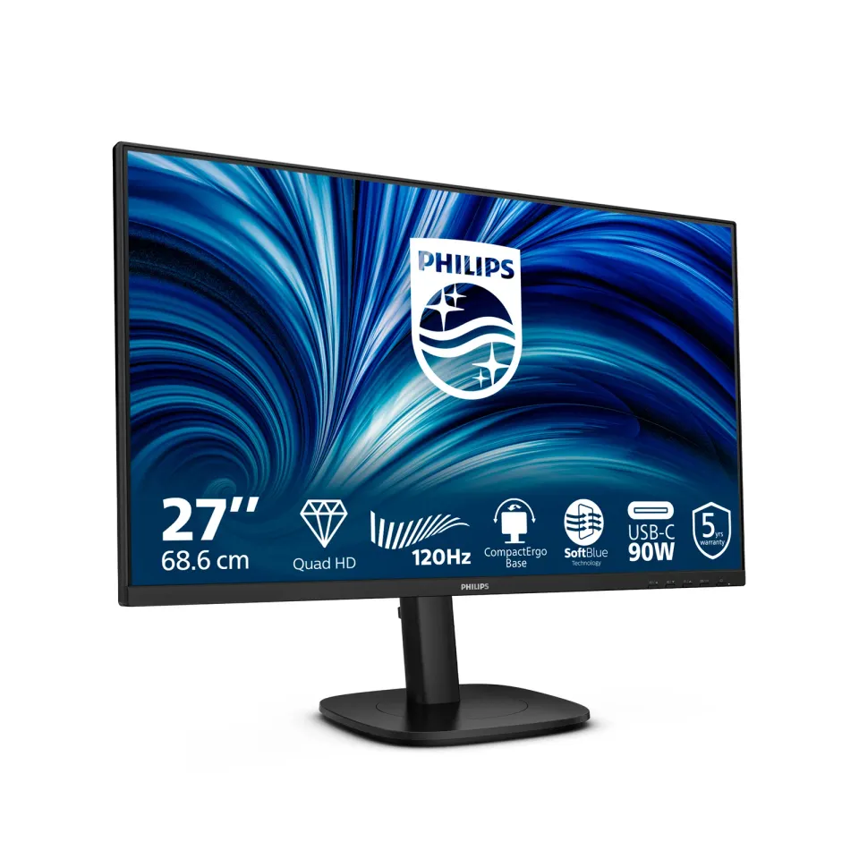 Philips LCD 27B2U3601 27" IPS/2560x1440@120Hz/4ms/350cd/HDMI/DP/4xUSB/USB-C dock