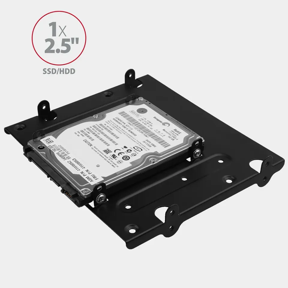 AXAGON RHD-435, kovový rámeček pro 4x 2.5" nebo 2x 2.5" HDD/SSD a 1x 3.5" HDD d