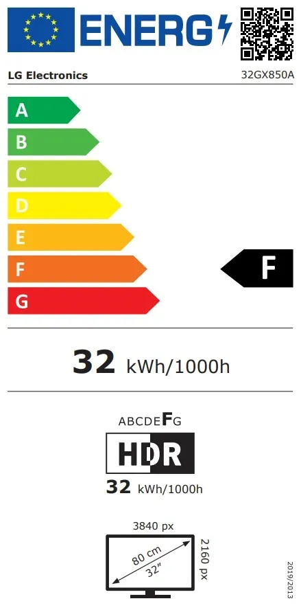 LG UltraGear/32GX850A-B/32"/OLED/4K UHD/165Hz/0,03ms/Černá/2R