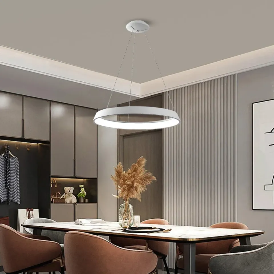 IMMAX NEO LIMITADO SMART závěsné svítidlo 60cm 39W bílé, TUYA
