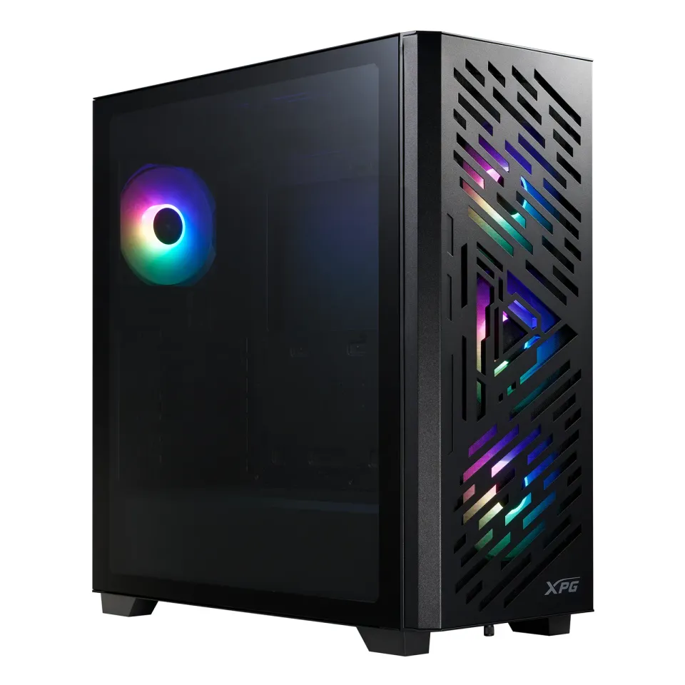ADATA XPG case LANDER 501 Mid-Tower, bez zdroje, 4x 120mm ARGB Fan, Černá