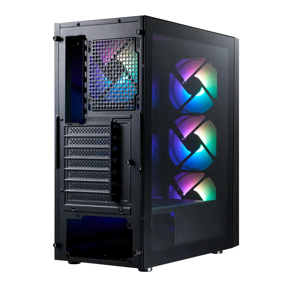 ADATA XPG case LANDER 501 Mid-Tower, bez zdroje, 4x 120mm ARGB Fan, Černá