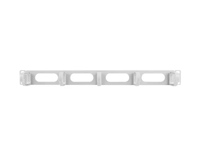 LANBERG 19" PANEL PRO SPRÁVU KABELŮ 5 KROUŽKŮ - TYP B 1U ŠEDÝ