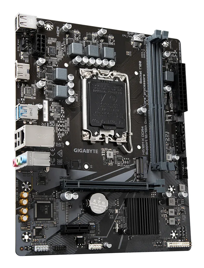 GIGABYTE MB Sc LGA1700 H610M K DDR4, Intel H610, 1xHDMI