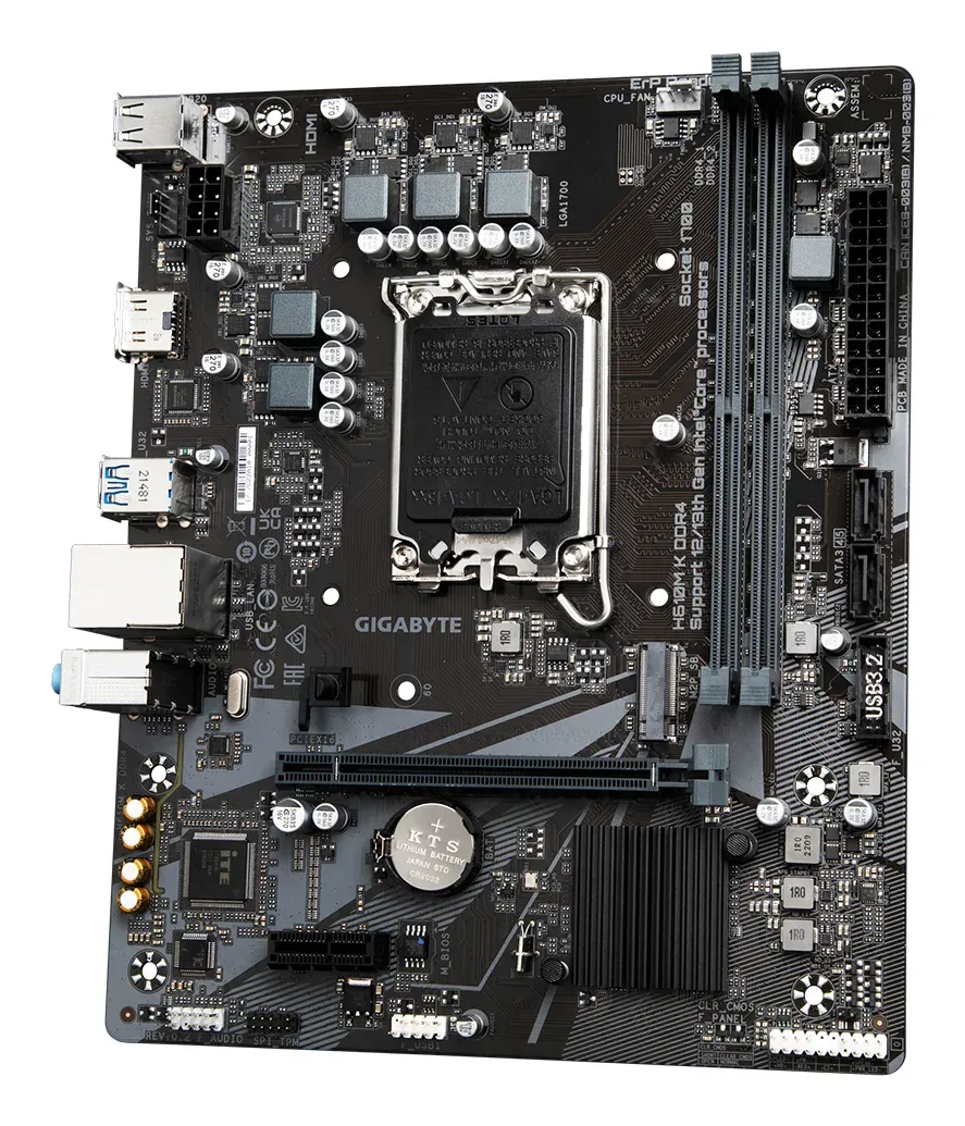 GIGABYTE MB Sc LGA1700 H610M K DDR4, Intel H610, 1xHDMI