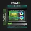EVOLVEO Ursus, skříň mATX, 6x ARGB ventilátor 120mm, skleněná bočnice + přední p