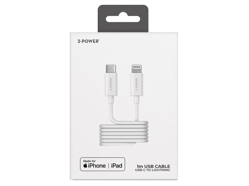 2-Power kabel USB-C to Lightning, 1M