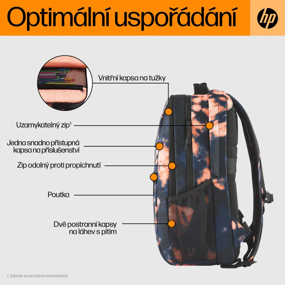 HP Campus XL Tie dye Backpack - Batoh