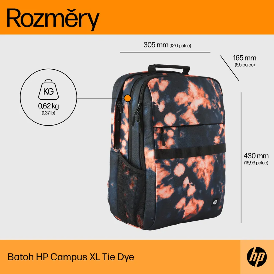 HP Campus XL Tie dye Backpack - Batoh