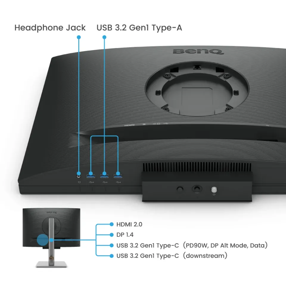 BenQ LCD LED RD240Q 24,1" IPS/2560x1600/5ms/DP/HDMI/2xUSB-C/3xUSB 3.0/pivot/95%