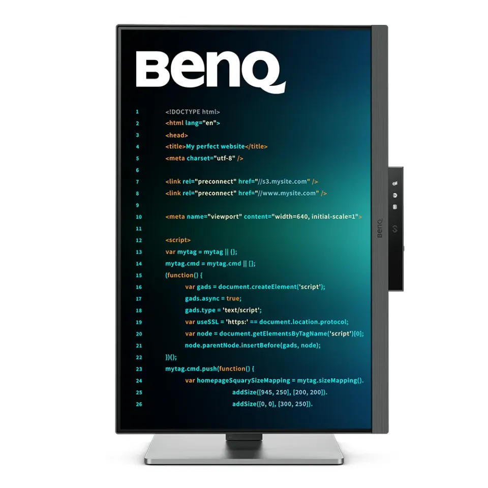BenQ LCD LED RD240Q 24,1" IPS/2560x1600/5ms/DP/HDMI/2xUSB-C/3xUSB 3.0/pivot/95%