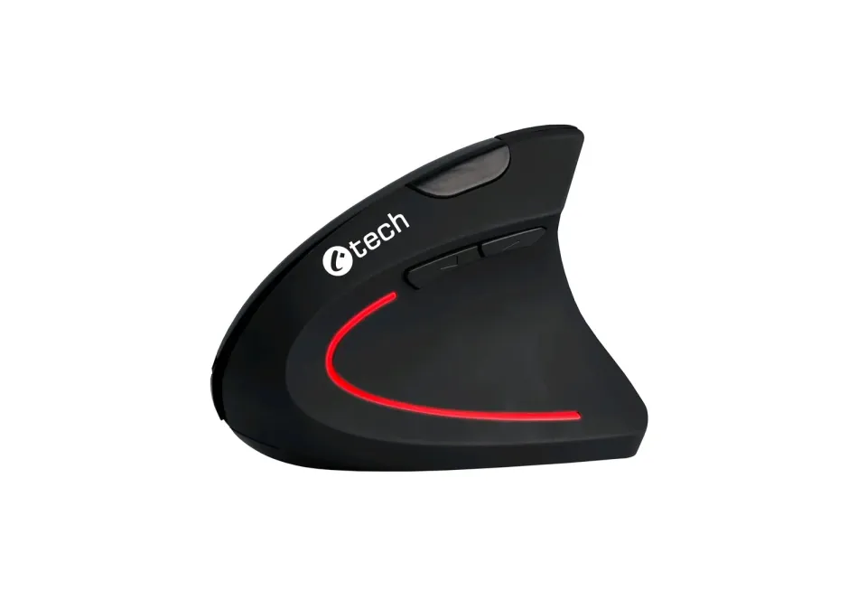 C-TECH myš VEM-09C, vertikální, drátová, 6 tlačítek, 1,5m, USB