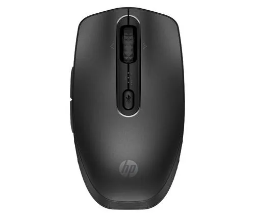 HP Bezdrátová myš HP 695 Rechargeable Wireless Mouse, Bluetooth, 4000 dpi, černá, výdrž až 4 měsíce, nabíjení USB-C nebo Qi