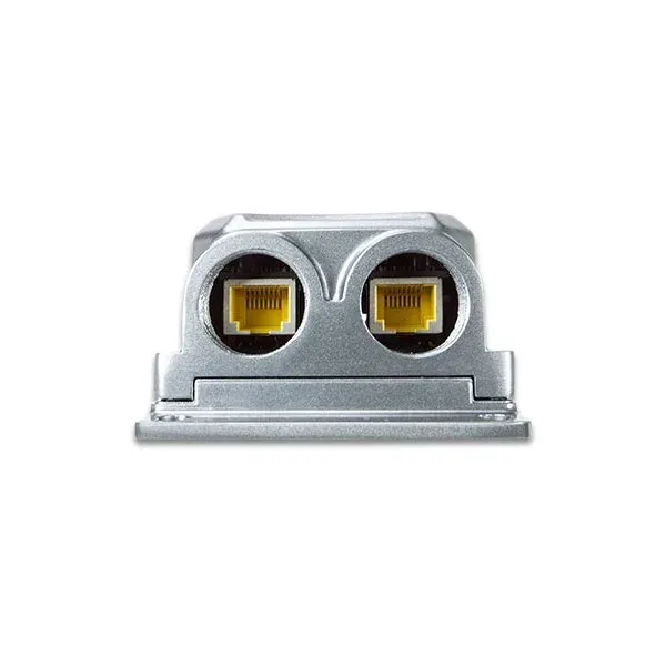 Planet průmyslový PoE/LAN extender, 1xPoE-in, 2xPoE-out 60W, 802.3bt/at/af, Gigabit, -40~75°C, IP67