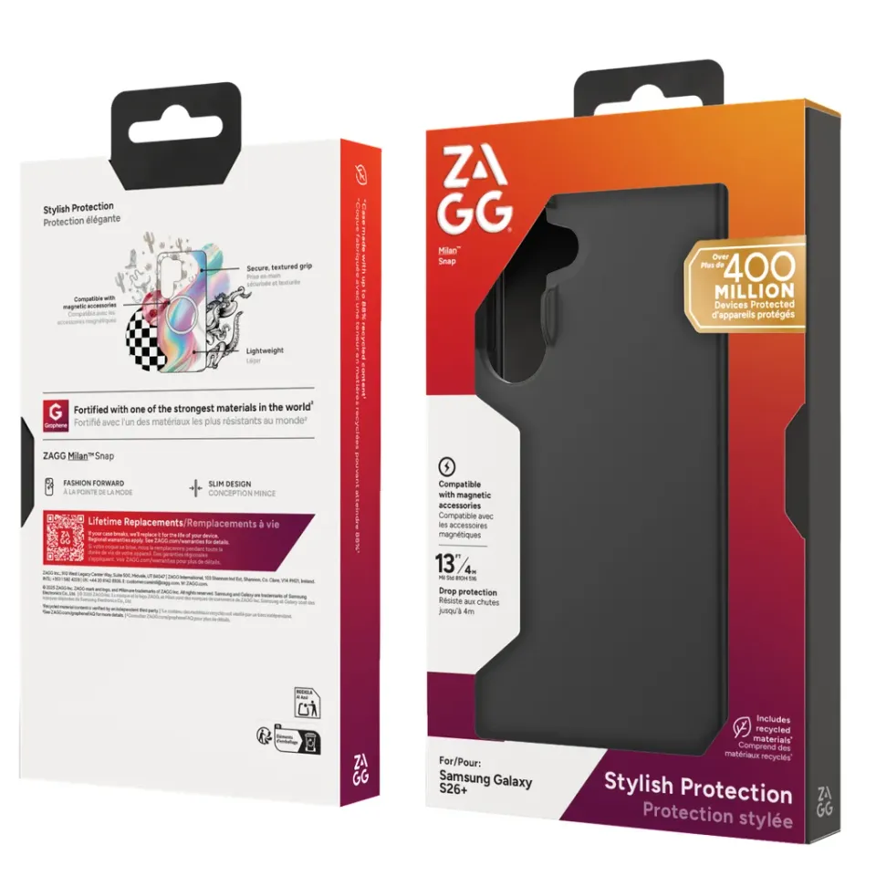 Cases Milan Snap Samsung Galaxy S26+ Black