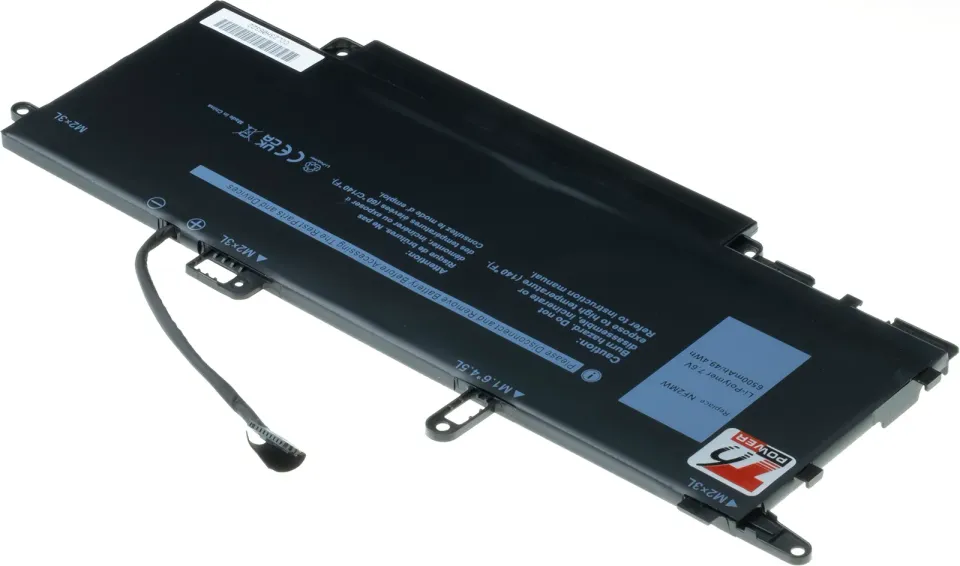 Baterie T6 Power Dell Latitude 7400 2in1, 9410 2in1, 6500mAh, 49Wh, 4cell, Li-pol