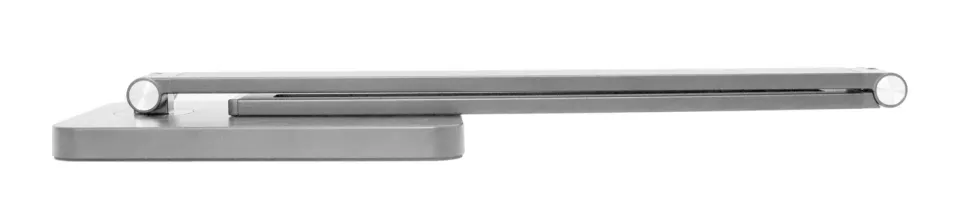 Platinet PDL888S stolní LED lampa 10W stmívatelná, bezdrátové nabíjení, USB port, stříbrná