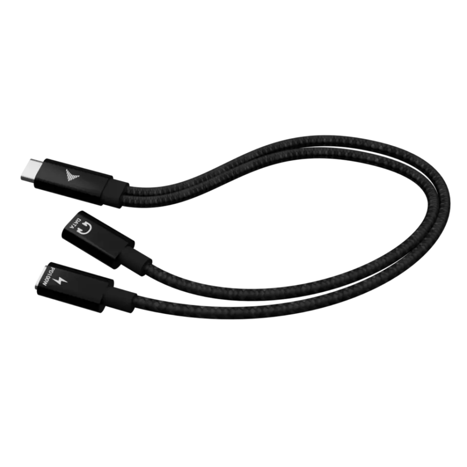 i-tec USB-C Cable Splitter Audio/Data + Power Delivery 100W