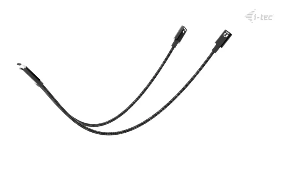 i-tec USB-C Cable Splitter Audio/Data + Power Delivery 100W