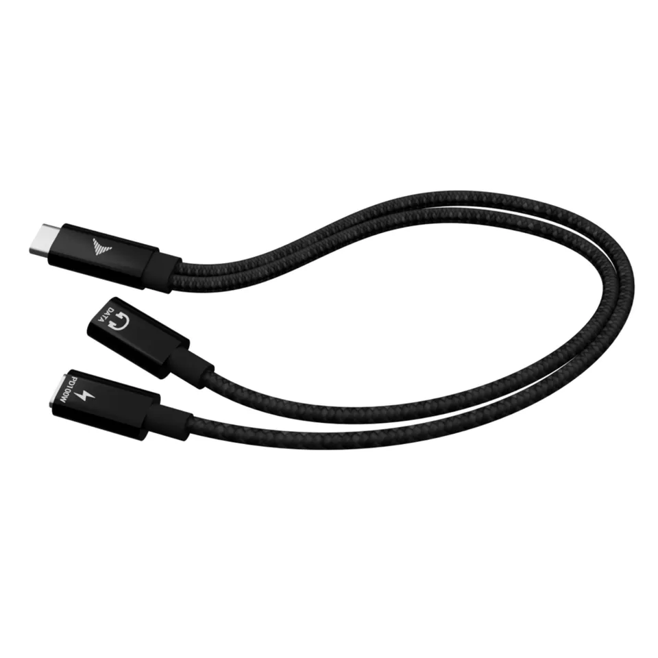 i-tec USB-C Cable Splitter Audio/Data + Power Delivery 100W