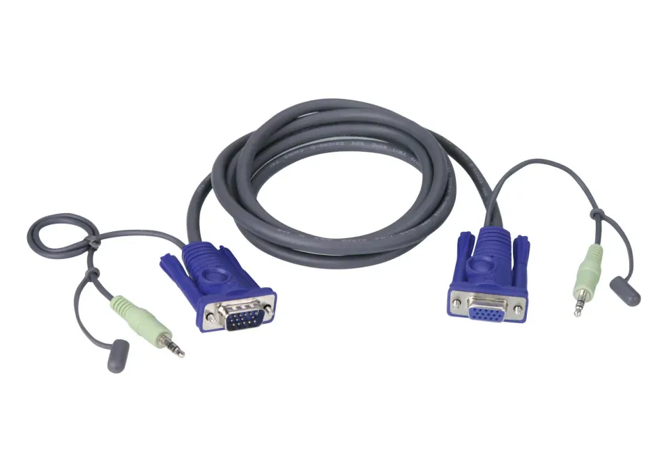 ATEN integrovaný kabel VGA / Audio 1,8M