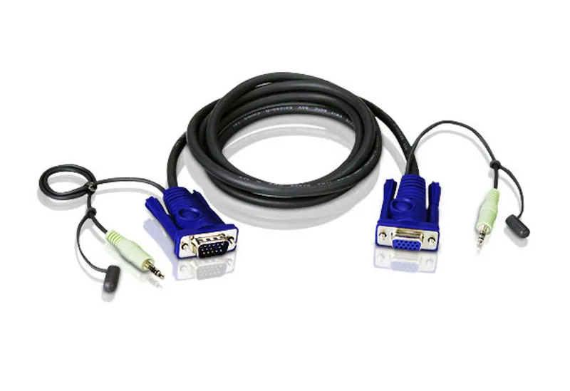 ATEN integrovaný kabel VGA / Audio 1,8M