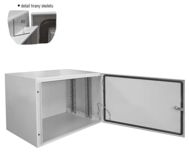 Datacom 19"venkovní rozvaděč 6U/600x400 IP65 šedý