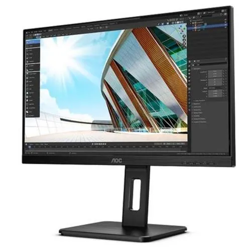 AOC LCD 27" U27P2, IPS 4K / 3840x2160@60Hz / 4ms / 50mil:1 / 2xHDMI / DP / 4xUSB / pivot / repro