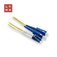 LYNX duplexní patch kabel SM, OS2, LC/SC, 9/125µm, 2m