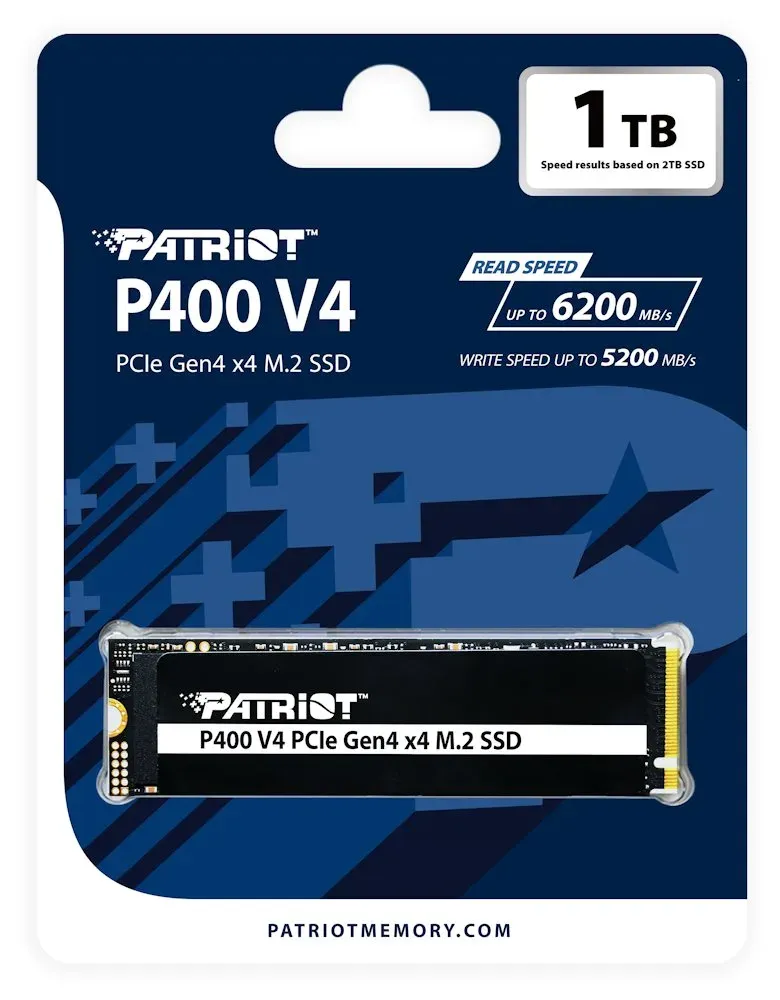 Patriot P400 V4/1TB/SSD/M.2 NVMe/Heatsink/5R
