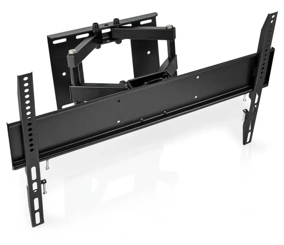 NEDIS nástěnný TV držák/ 37 - 80"/ nosnost 35 kg/ náklon 15°/ otočný 0 - 180°/ Full Motion/ ocel/ černý