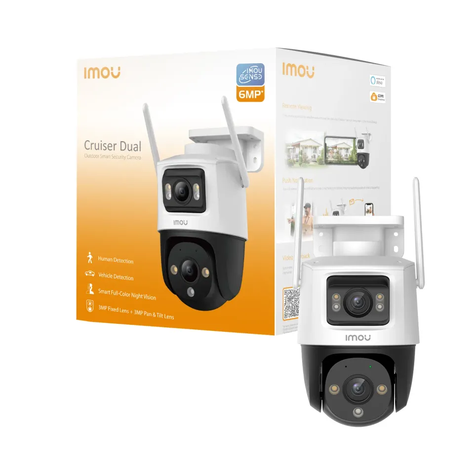 Imou IP kamera Cruiser Dual 6MP/ PTZ/ Wi-Fi/ 6Mpix/ IP66/ obj. 3,6mm/ 8x dig. zoom/ H.265/ IR až 30m/ CZ app