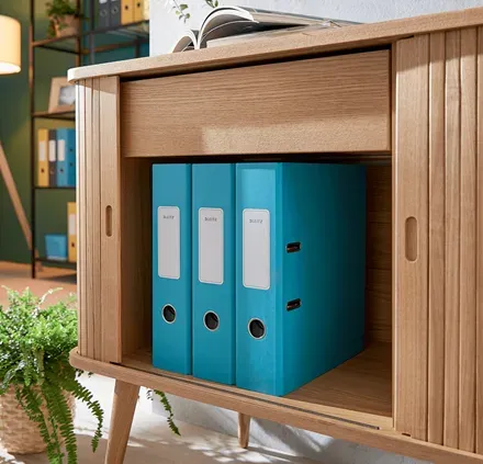 LEITZ Pákový pořadač 180° Cosy hebký A4 80 mm klidná modrá