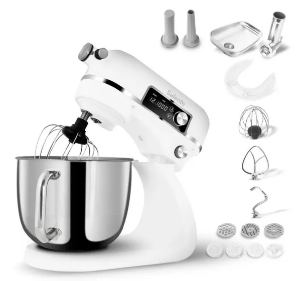 Salente DigiChef+, kuchyňský robot, mísa 6 litrů, celokovový, masomlýnek, digitá