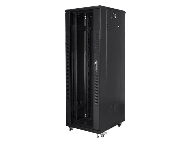 LANBERG Volně stojící skříň 19" 37U/600x800 (v rozloženém stavu) černá (RAL9004)