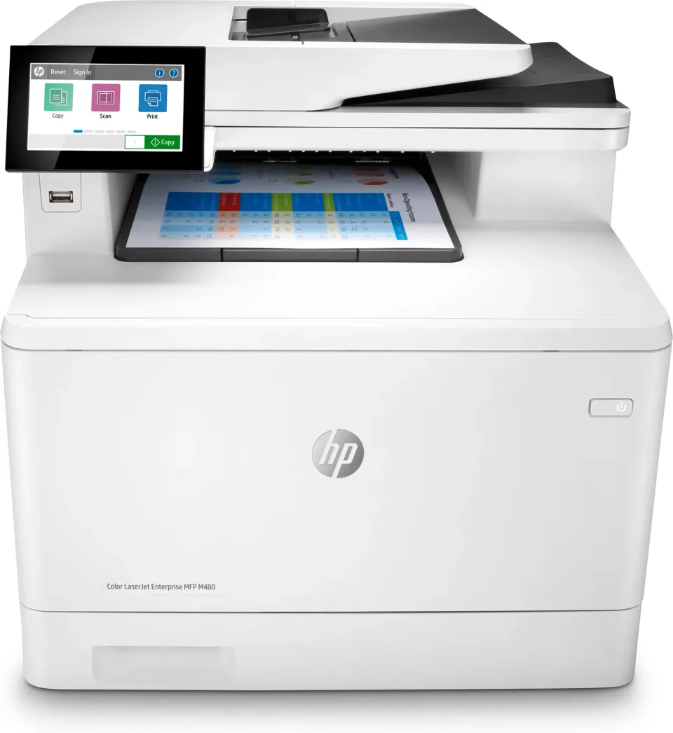 HP Color LaserJet Enterprise MFP M480f, A4 barevná multifunkce tisk/copy/scan/fax (27/27 ppm A4, DADF, duplex, USB2.0 + GLAN)