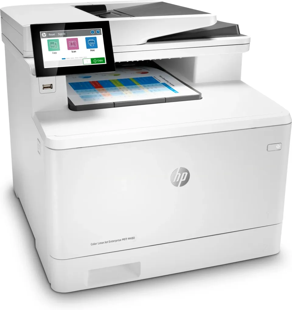 HP Color LaserJet Enterprise MFP M480f, A4 barevná multifunkce tisk/copy/scan/fax (27/27 ppm A4, DADF, duplex, USB2.0 + GLAN)