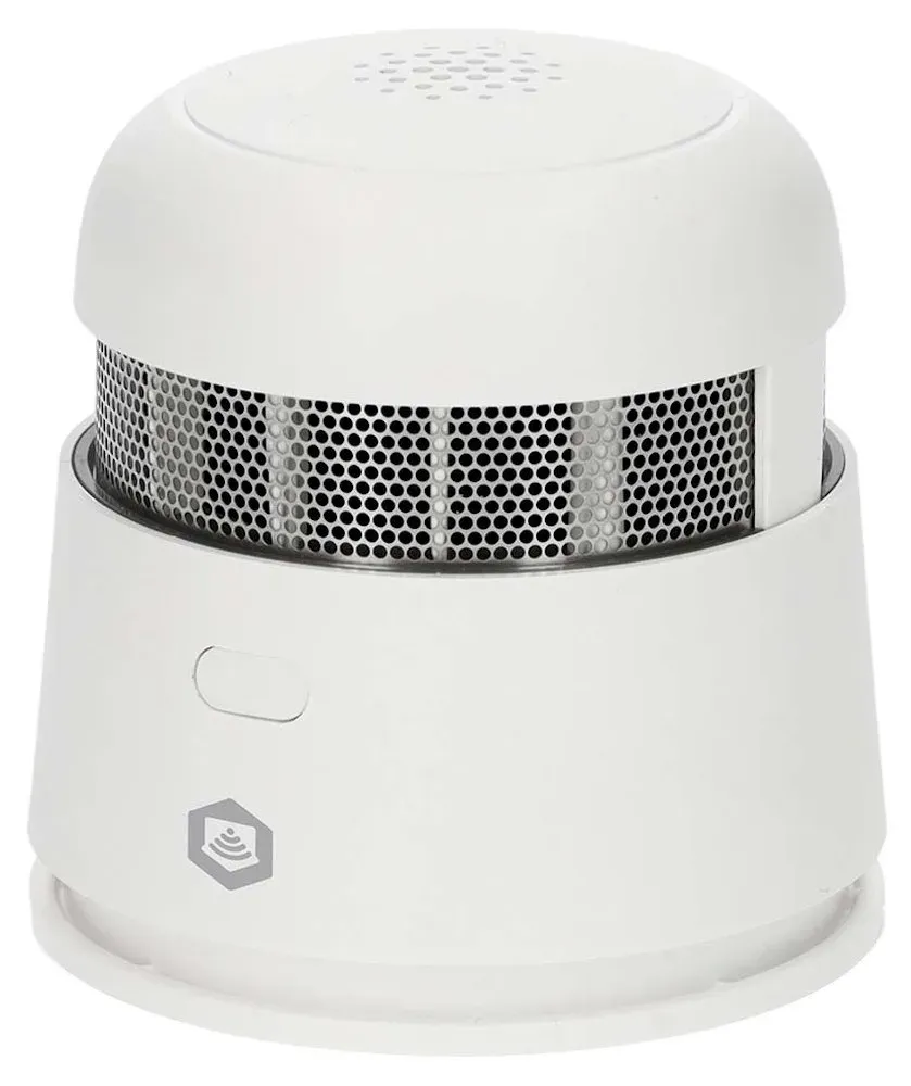 NEDIS chytrý detektor kouře/ Zigbee 3.0/ napájení z baterie/ životnost 10 let/ EN 14604/ Android & iOS/ 85 dB/ bílý