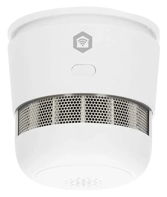 NEDIS chytrý detektor kouře/ Zigbee 3.0/ napájení z baterie/ životnost 10 let/ EN 14604/ Android & iOS/ 85 dB/ bílý