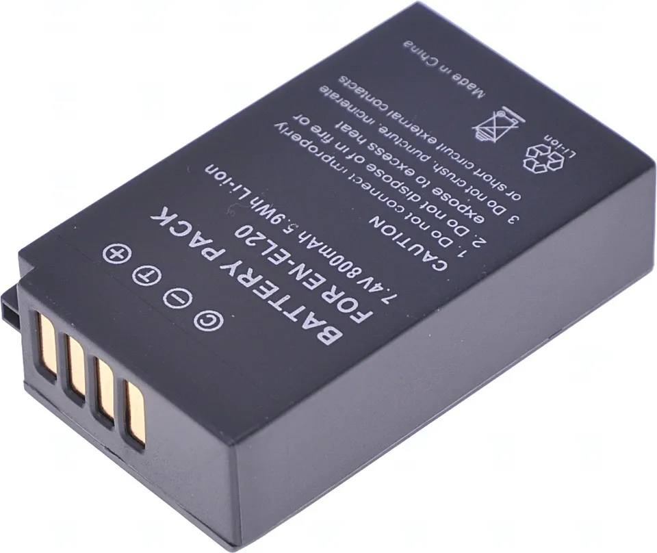 Baterie T6 Power pro Nikon EN-EL20, EN-EL20a, 800mAh, 5,9Wh