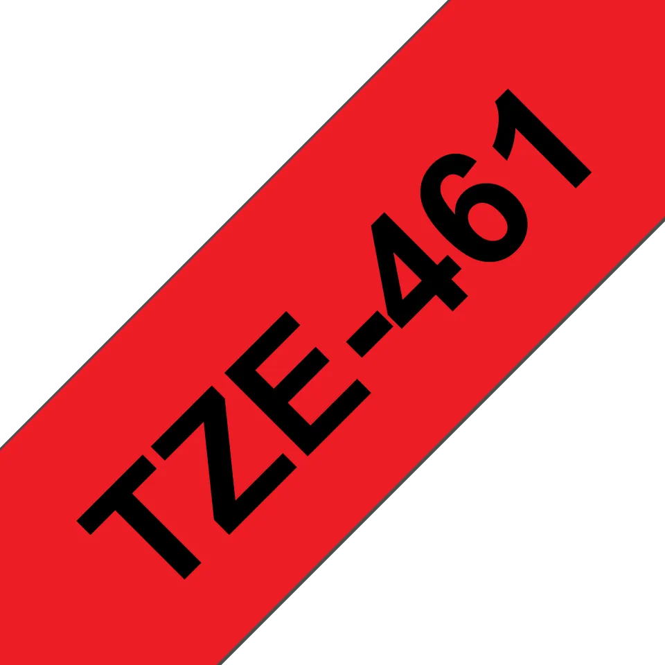 Brother - TZe-461, červená / černá (36mm, lamin.)