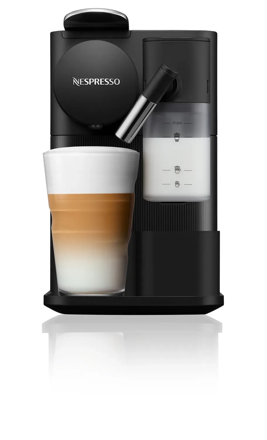 DeLonghi Nespresso Lattissima One EN 510.B, 1450 W, 19 bar, na kapsle, automatické vypnutí, mléčný systém, černý