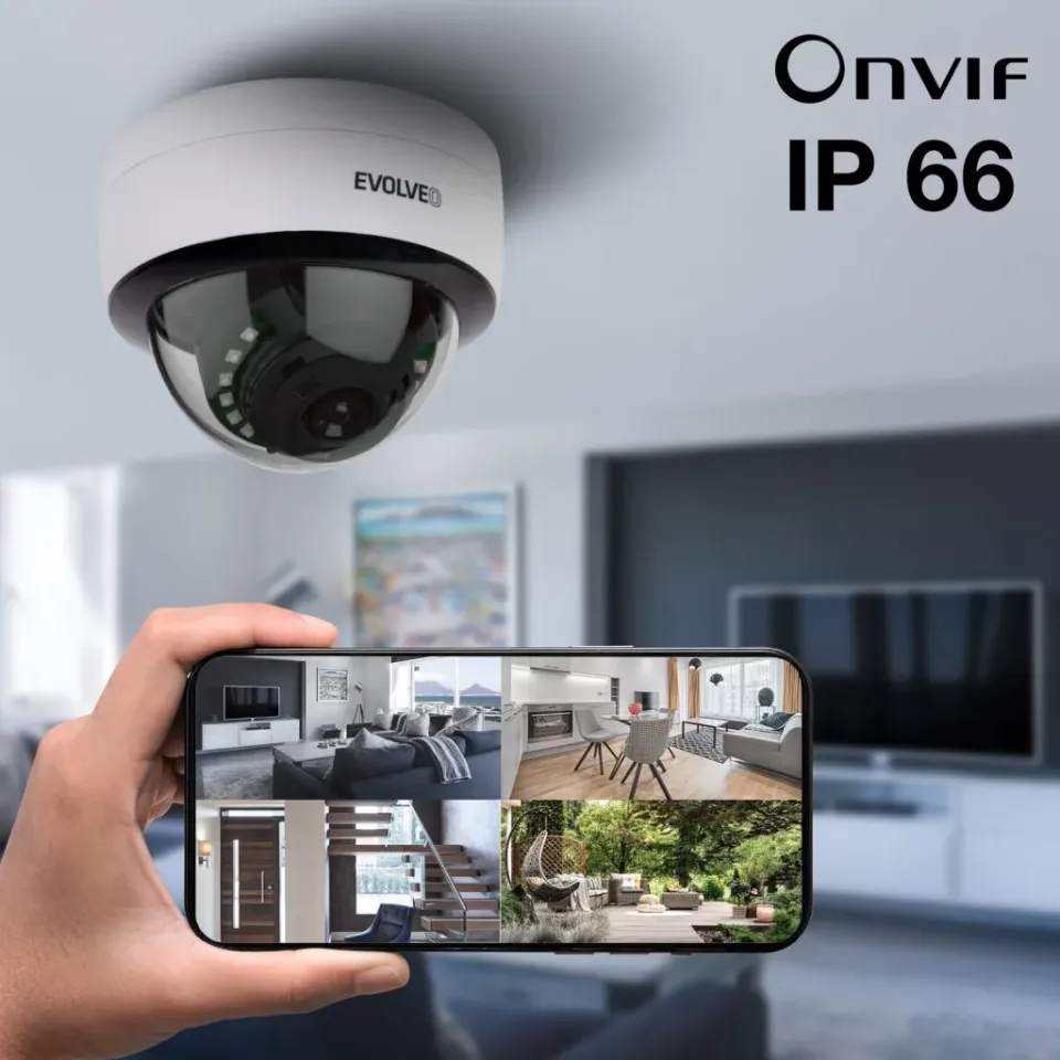 EVOLVEO Detective POE8 SMART kamera antivandal POE/ IP - přídavná kamera k WN8,I