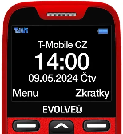 EVOLVEO EasyPhone XR, telefon pro seniory s nabíjecím stojánkem, 2,3" 320 x 240/