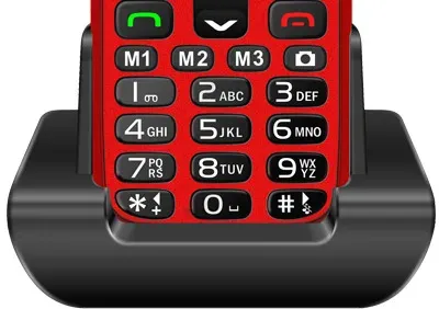 EVOLVEO EasyPhone XR, telefon pro seniory s nabíjecím stojánkem, 2,3" 320 x 240/