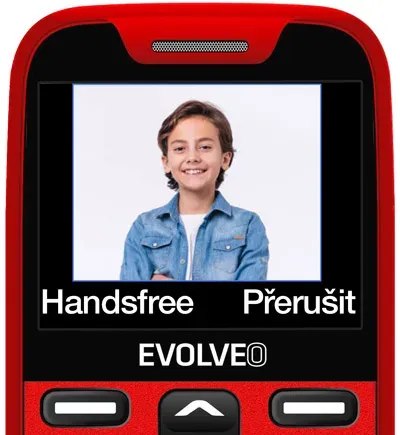EVOLVEO EasyPhone XR, telefon pro seniory s nabíjecím stojánkem, 2,3" 320 x 240/