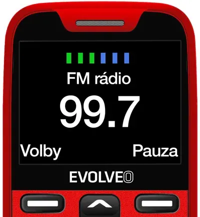 EVOLVEO EasyPhone XR, telefon pro seniory s nabíjecím stojánkem, 2,3" 320 x 240/