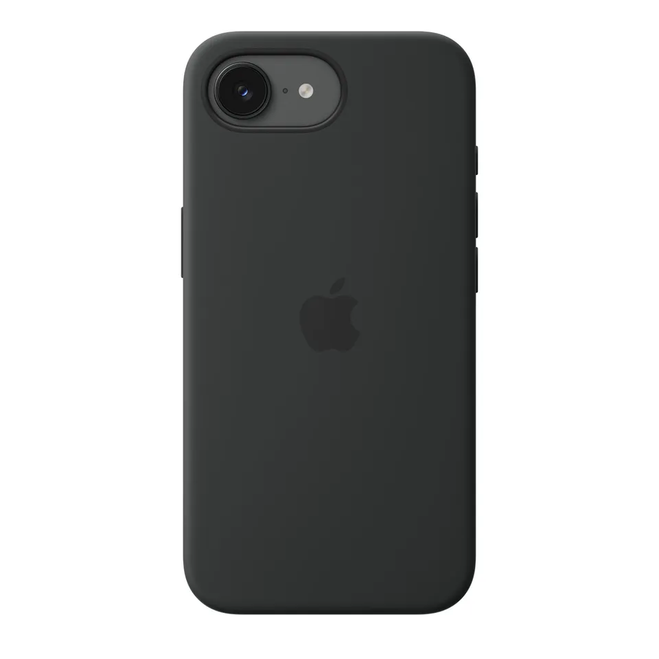 iPhone 17e Silicone Case with MS – Black / SK